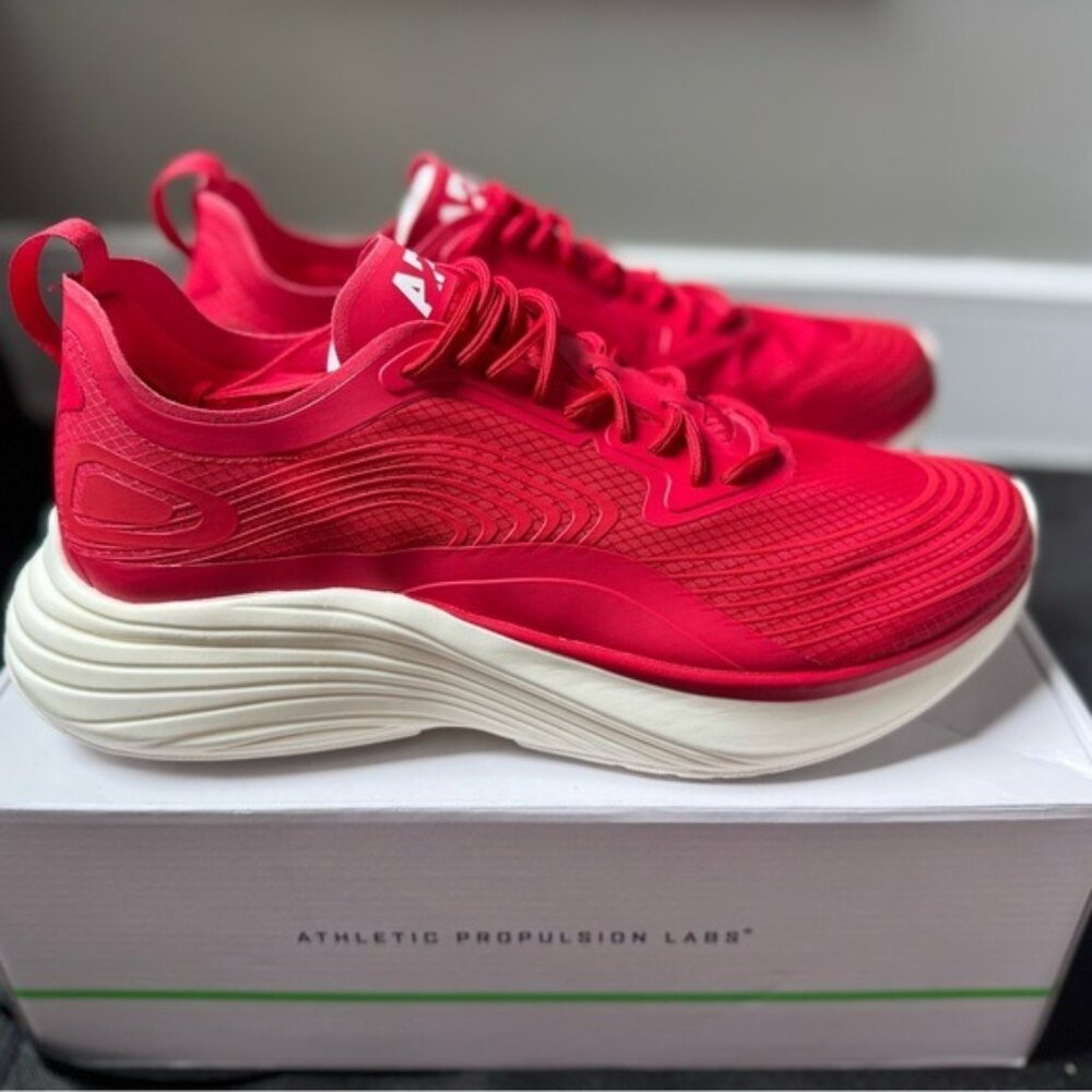 NWB APL Streamline Running Shoes Red White M 10.5 (W 12)